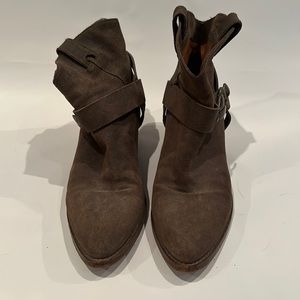 Sartore Booties Brown - with Silver - 36 1/2